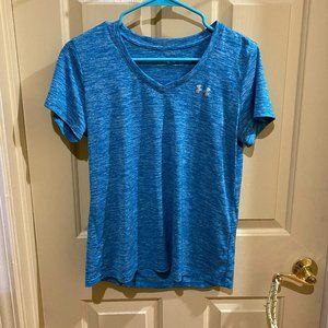 Heat Gear medium turquoise short sleeve tee